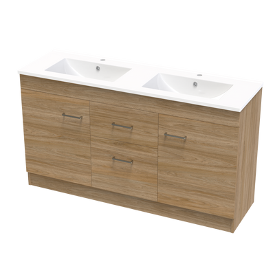 Cashmere Classic 1500mm Double Bowl Floor Vanity