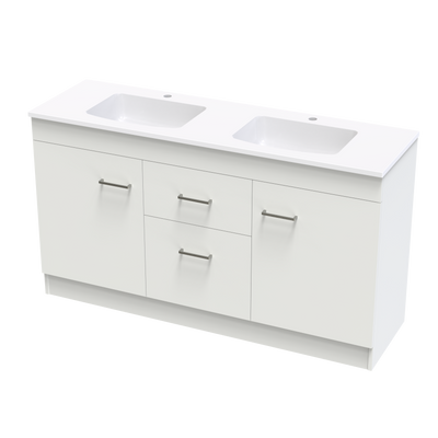 Classic Grove 1500 Double Bowl Floor Vanity