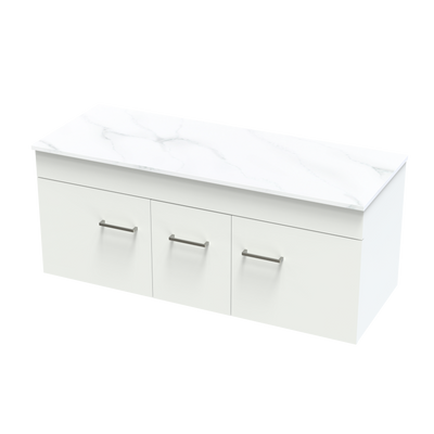 Classic Pro Arctic 1200 Double Bowl Wall Vanity