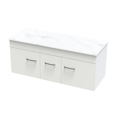 Classic Pro Arctic 1200 Double Bowl Wall Vanity