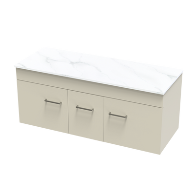 Classic Pro Arctic 1200 Double Bowl Wall Vanity