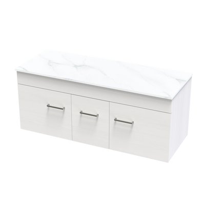 Classic Pro Arctic 1200 Double Bowl Wall Vanity