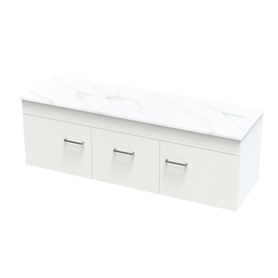 Classic Pro Arctic 1500 Double Bowl Wall Vanity