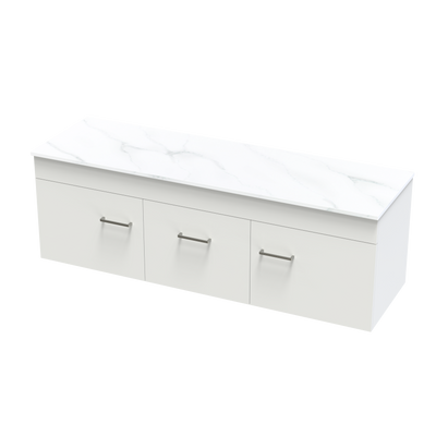 Classic Pro Arctic 1500 Double Bowl Wall Vanity