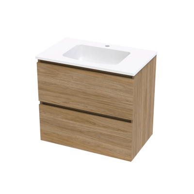 Pinnacle Grove 750 Double Drawer Wall Vanity