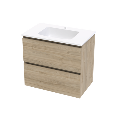 Pinnacle Grove 750 Double Drawer Wall Vanity