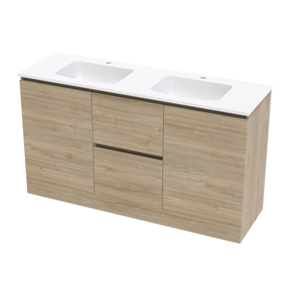 Pinnacle Grove 1500 Double Bowl Classic Floor Vanity