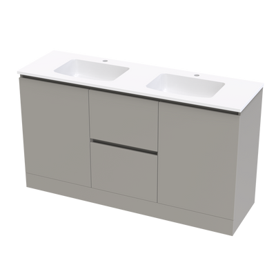 Pinnacle Grove 1500 Double Bowl Classic Floor Vanity