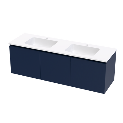 Pinnacle Grove 1500 Double Bowl Classic Wall Vanity