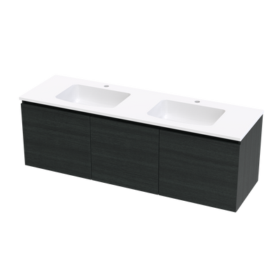 Pinnacle Grove 1500 Double Bowl Classic Wall Vanity