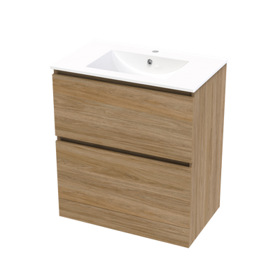 Pinnacle Valley 750 Double Drawer Floor Vanity