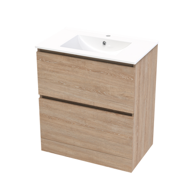 Pinnacle Valley 750 Double Drawer Floor Vanity