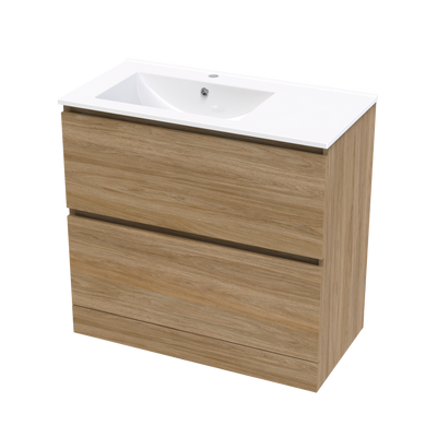 Pinnacle Valley 900 Double Drawer Floor Vanity