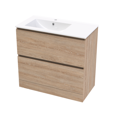 Pinnacle Valley 900 Double Drawer Floor Vanity