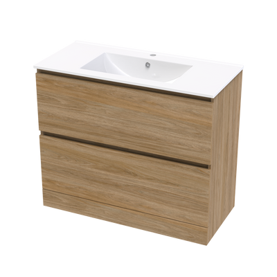 Pinnacle Valley 1000 Double Drawer Floor Vanity