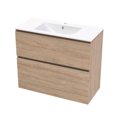 Pinnacle Valley 1000 Double Drawer Floor Vanity