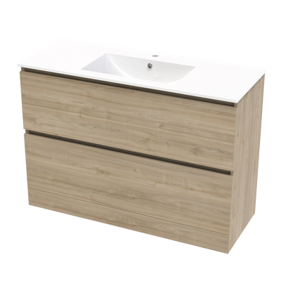 Pinnacle Double Drawer 1200mm Floor Vanity