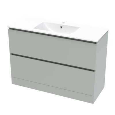 Pinnacle Double Drawer 1200mm Floor Vanity