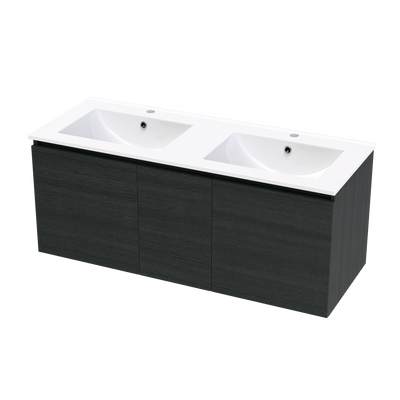 Pinnacle Valley 1200 Double Bowl Classic Wall Vanity
