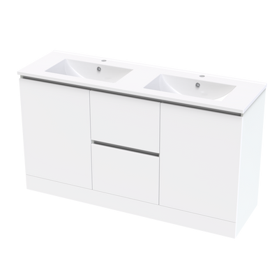Pinnacle Valley 1500 Double Bowl Classic Floor Vanity