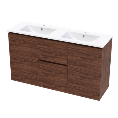 Pinnacle Valley 1500 Double Bowl Classic Floor Vanity