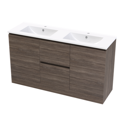 Pinnacle Valley 1500 Double Bowl Classic Floor Vanity