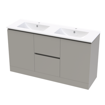 Pinnacle Valley 1500 Double Bowl Classic Floor Vanity