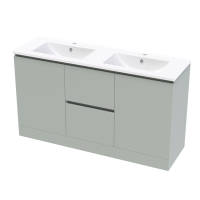 Pinnacle Valley 1500 Double Bowl Classic Floor Vanity