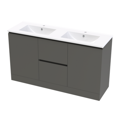 Pinnacle Valley 1500 Double Bowl Classic Floor Vanity