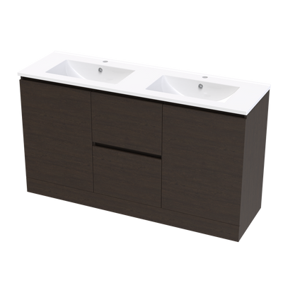 Pinnacle Valley 1500 Double Bowl Classic Floor Vanity