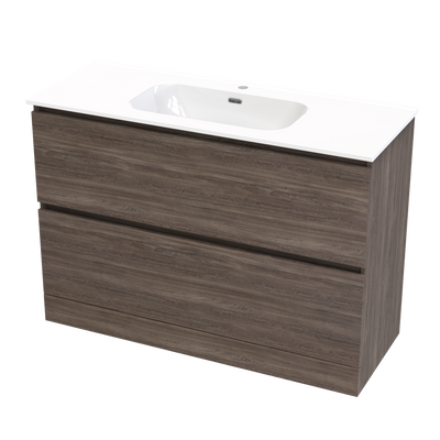 Pinnacle Aura 1200 Double Drawer Floor Vanity