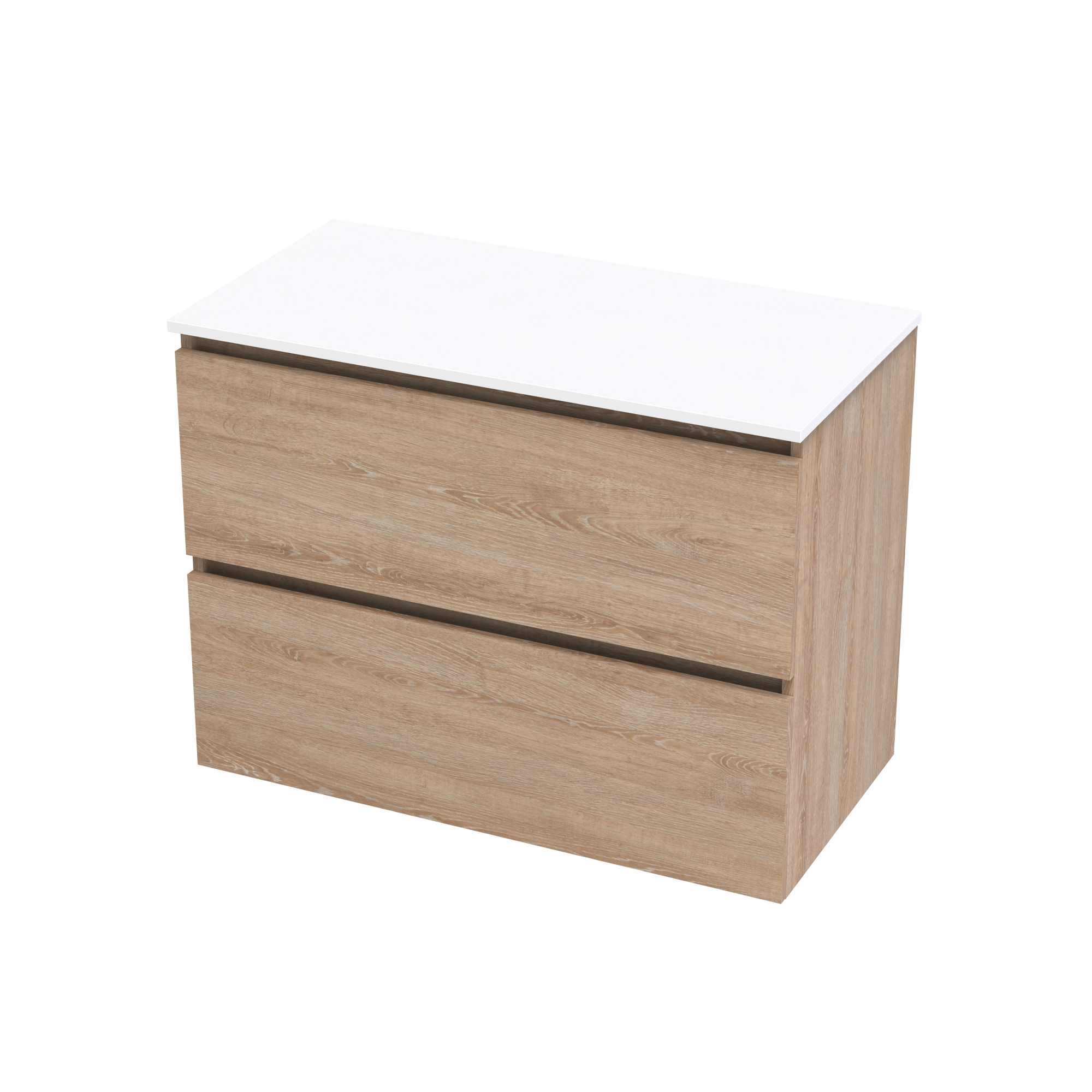 Pinnacle Pro 900 Double Drawer Wall Vanity