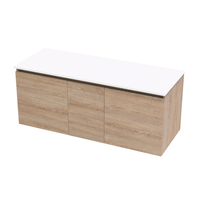 Pinnacle Pro 1200 Double Bowl Classic Wall Vanity