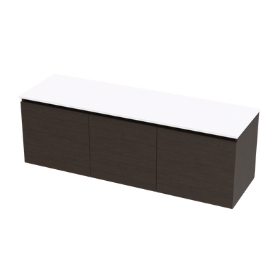 Pinnacle Pro 1500 Double Bowl Classic Wall Vanity