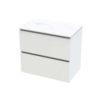 Cashmere Pro Arctic 750 Double Drawer Wall Vanity