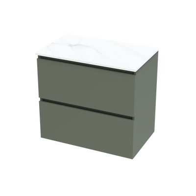 Pinnacle Pro Arctic 750 Double Drawer Wall Vanity