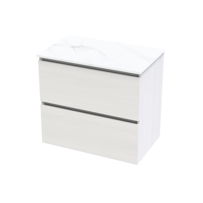 Pinnacle Pro Arctic 750 Double Drawer Wall Vanity