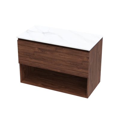 Pinnacle Pro Arctic 900 Drawer Open Wall Vanity