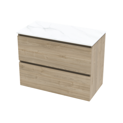 Pinnacle Pro Arctic 900 Double Drawer Wall Vanity