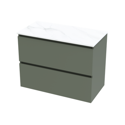 Pinnacle Pro Arctic 900 Double Drawer Wall Vanity