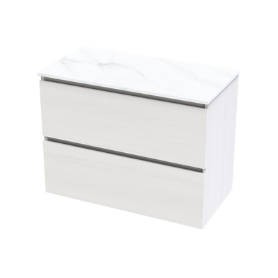 Pinnacle Pro Arctic 900 Double Drawer Wall Vanity