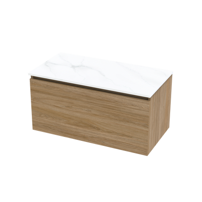 Pinnacle Pro Arctic 900 Single Drawer Wall Vanity