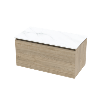 Pinnacle Pro Arctic 900 Single Drawer Wall Vanity