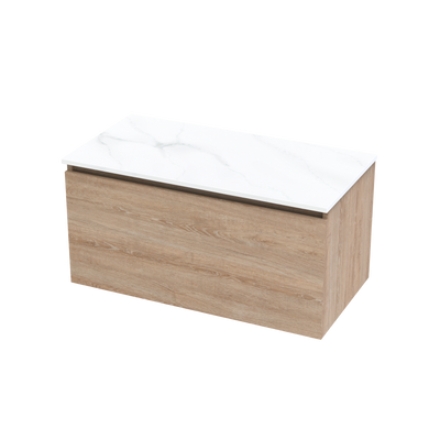 Pinnacle Pro Arctic 900 Single Drawer Wall Vanity