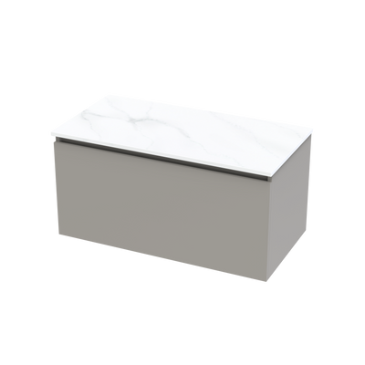 Pinnacle Pro Arctic 900 Single Drawer Wall Vanity