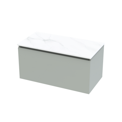 Pinnacle Pro Arctic 900 Single Drawer Wall Vanity