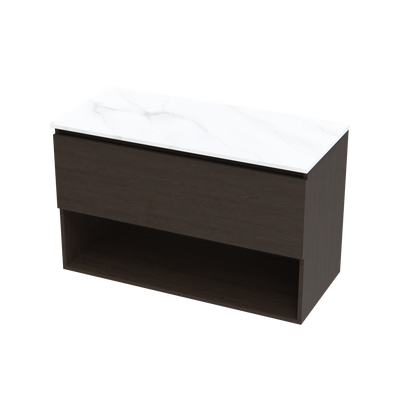 Pinnacle Pro Arctic 1000 Drawer Open Wall Vanity