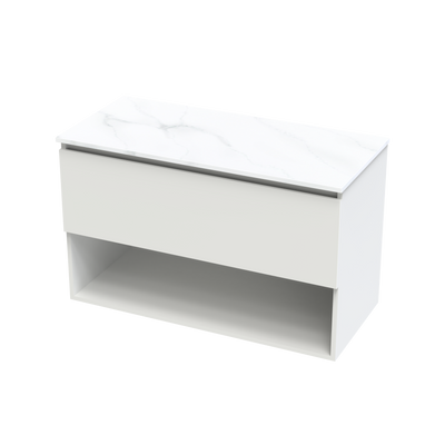 Pinnacle Pro Arctic 1000 Drawer Open Wall Vanity
