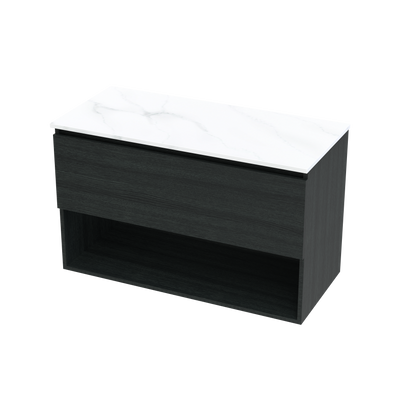 Pinnacle Pro Arctic 1000 Drawer Open Wall Vanity