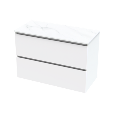 Pinnacle Pro Arctic 1000 Double Drawer Wall Vanity